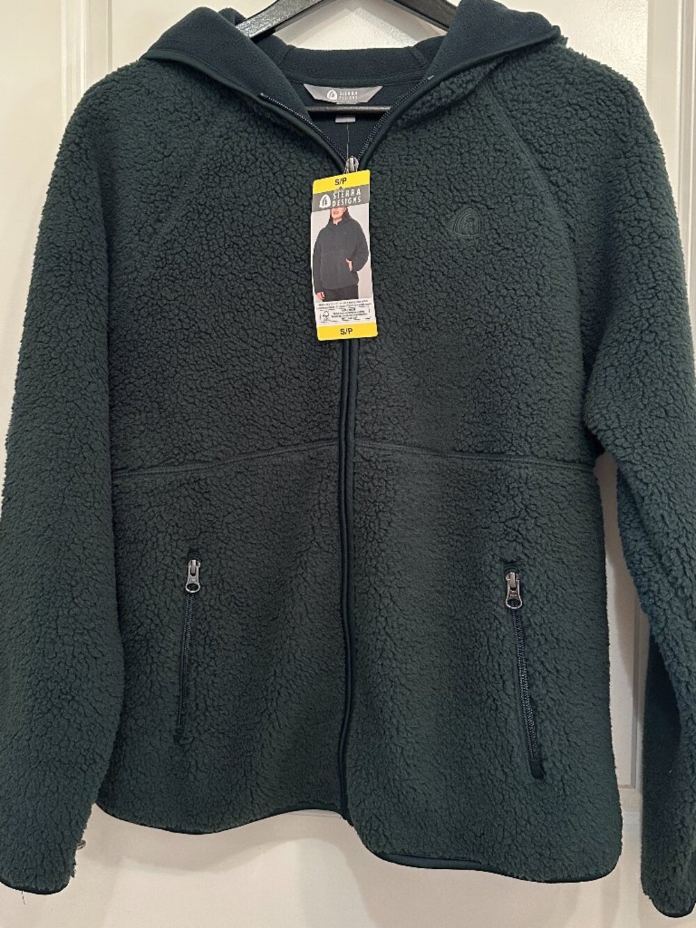 Sierra Designs Women’s Full Zip Sherpa Jacket Size S NWT